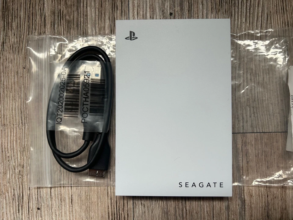 Seagate Game Drive PS4 PS5 1TB externe Festplatte 2.5" USB 3.0 weiß - Bild 2 von 2
