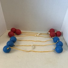 LadderBall Toss Game Replacement Bolo Balls, Golf Ball Bolas Set 3Red/3Blue 