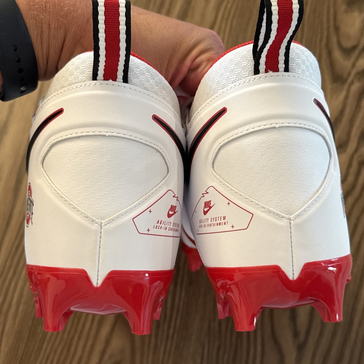 Size 15 WIDE Nike Ohio State Alpha Menace Pro 3 Mid Football 
