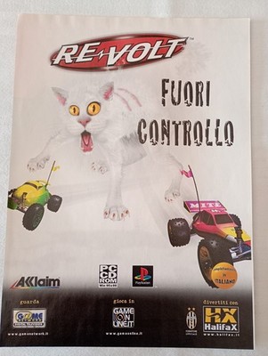 Re-Volt Advertising Acclaim 1999 Playstation Italian Magazine Advertising 27x20