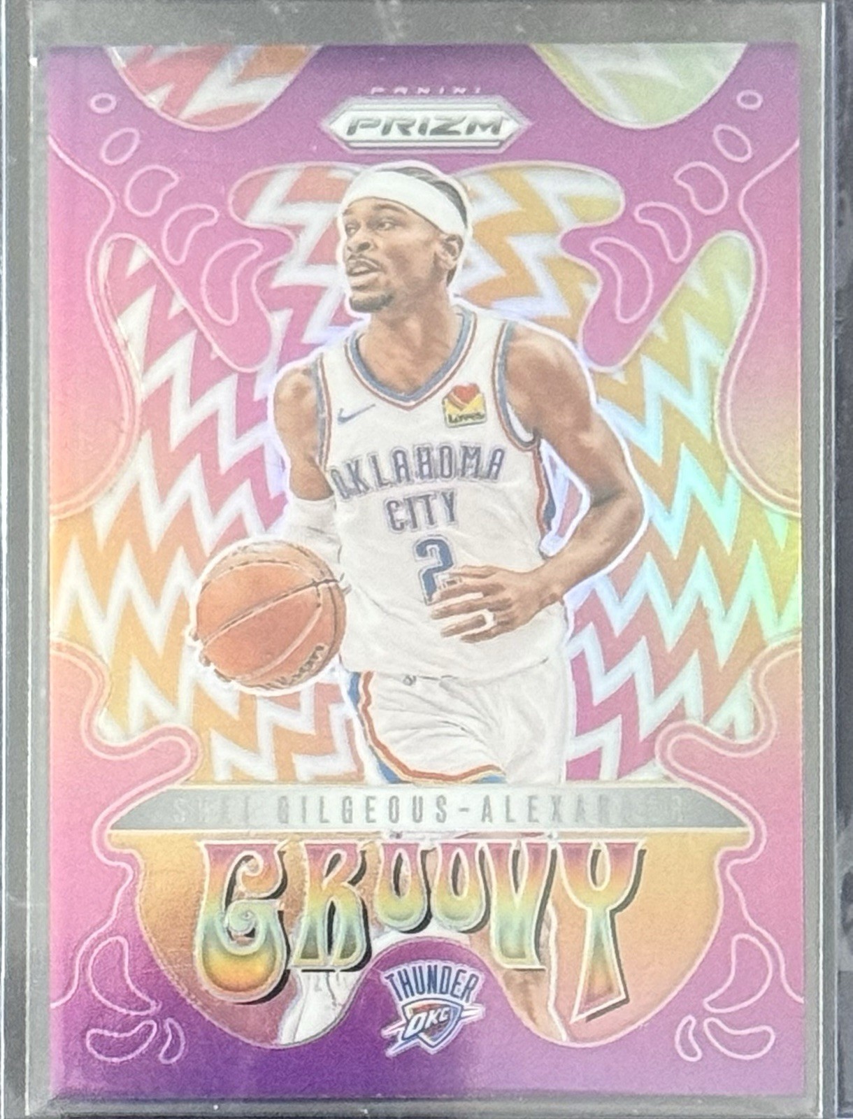 Shai Gilgeous Alexander 2024-25 Panini Prizm Groovy #2