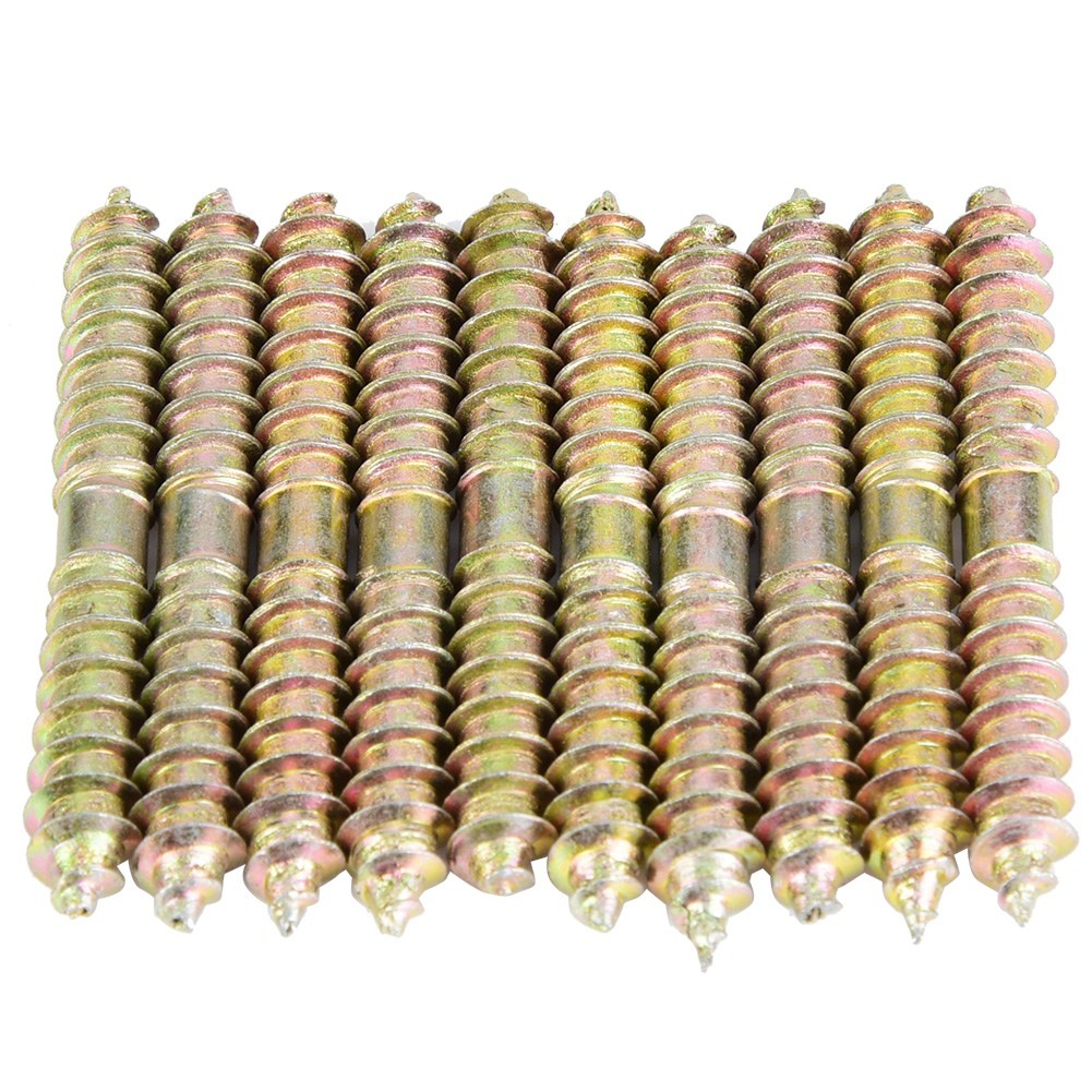 10pcs Dowel Screw Durable Iron Wood Connecting Screws For Furniture