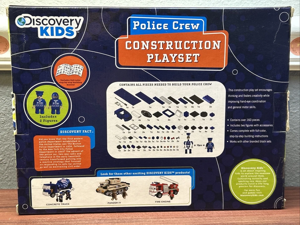 Lote de 4 juegos de construcción Discovery Kids surtidos más de 160 piezas. Cada 2012 Foto 3 de 4