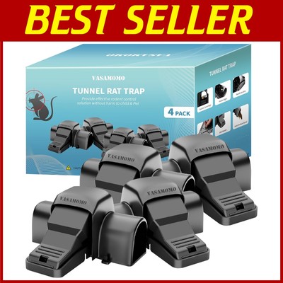 Instant Kill Rodent Snap Trap, 4 Pack