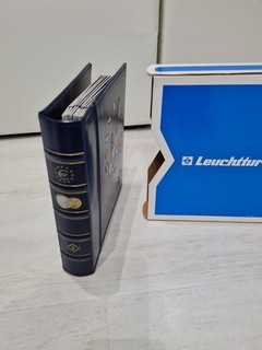 Leuchtturm Vista Münzalbum für Deutsche Eurokursmünzensätze .