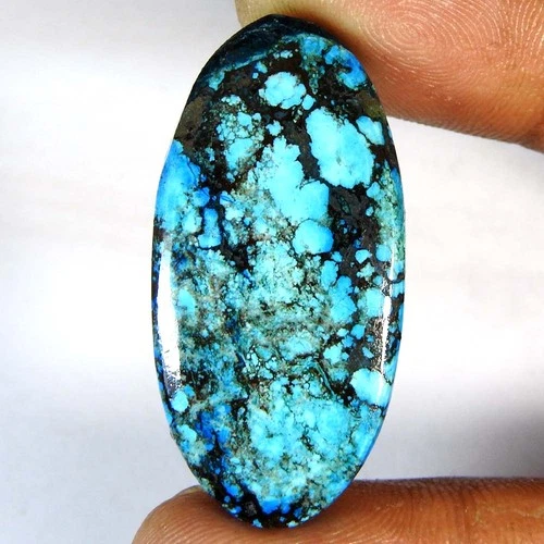32.20Cts.Natural American Turquoise Oval Cabochon Loose Gemstone