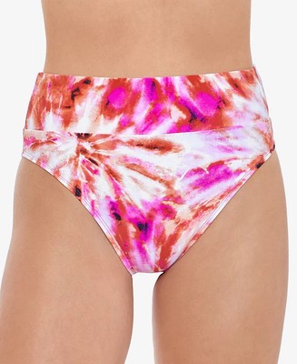 Bikini Swim Bottoms Tie Dye Pink Juniors Medium SALT+COVE $19 NWT