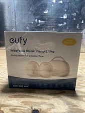 eufy S1 Pro Heated Wearable Breast Pump Hands-Free with Case App Control - NEW