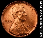 1954 Lincoln Wheat Cent- Red- Choice Gem Brilliant Uncirculated Luster #J9048