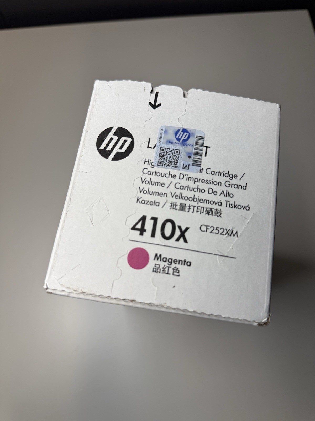 Genuine HP CF413X Split Multipack (410X) Magenta Toner Cartridge