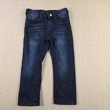 True Religion Boys Ricky Big T Jeans Size 4 Dark Wash Straight Denim