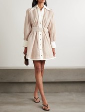 BNWT Zimmermann HYPNOTIC TUCK MINI DRESS