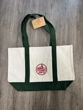 Trader Joe’s Canvas Tote Reusable Shopping Bag - LARGE GREEN - NEW!