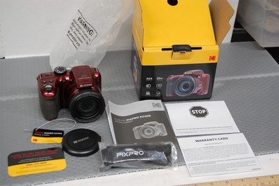E4   Red Kodak PIXPRO AZ405 Digital Camera 40x Zoom, Lightly Used!