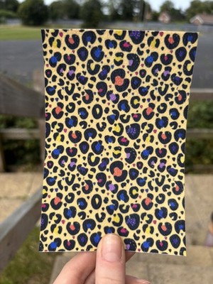 Yellow Leopard Tube Tape - NG Tube, NJ Tube, Oxygen, Printed Tape, Stoma, TPN