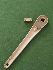 Vintage Indestro 3202 -- 12 Dr. Push Through Ratchet With Insert Made In Usa