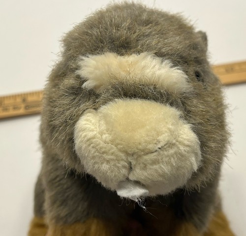 Juguete de peluche realista Wild Republic amarillo vientre marmot - Imagen 8 de 17