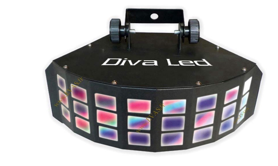 POWER DIVA LEDS effets lumineux disco projecteur pour soirée et anniversaire