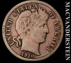 1910-D Barber Dime- Semi Key Better Date- No Reserve #K527