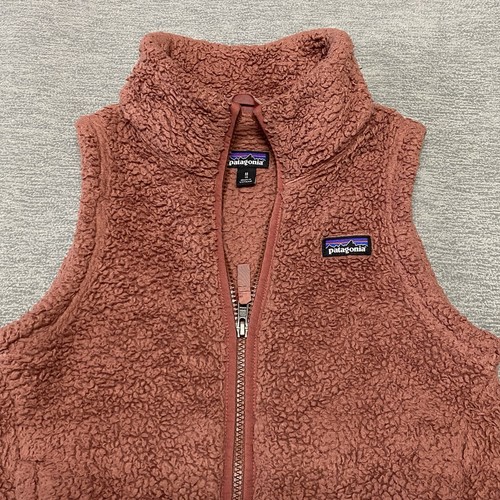 Patagonia Jacket Girls Medium 10 Youth Sherpa Vest Los Gatos Full Zip Fleece - Picture 2 of 11