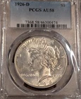 1926-D Peace Dollar PCGS AU58