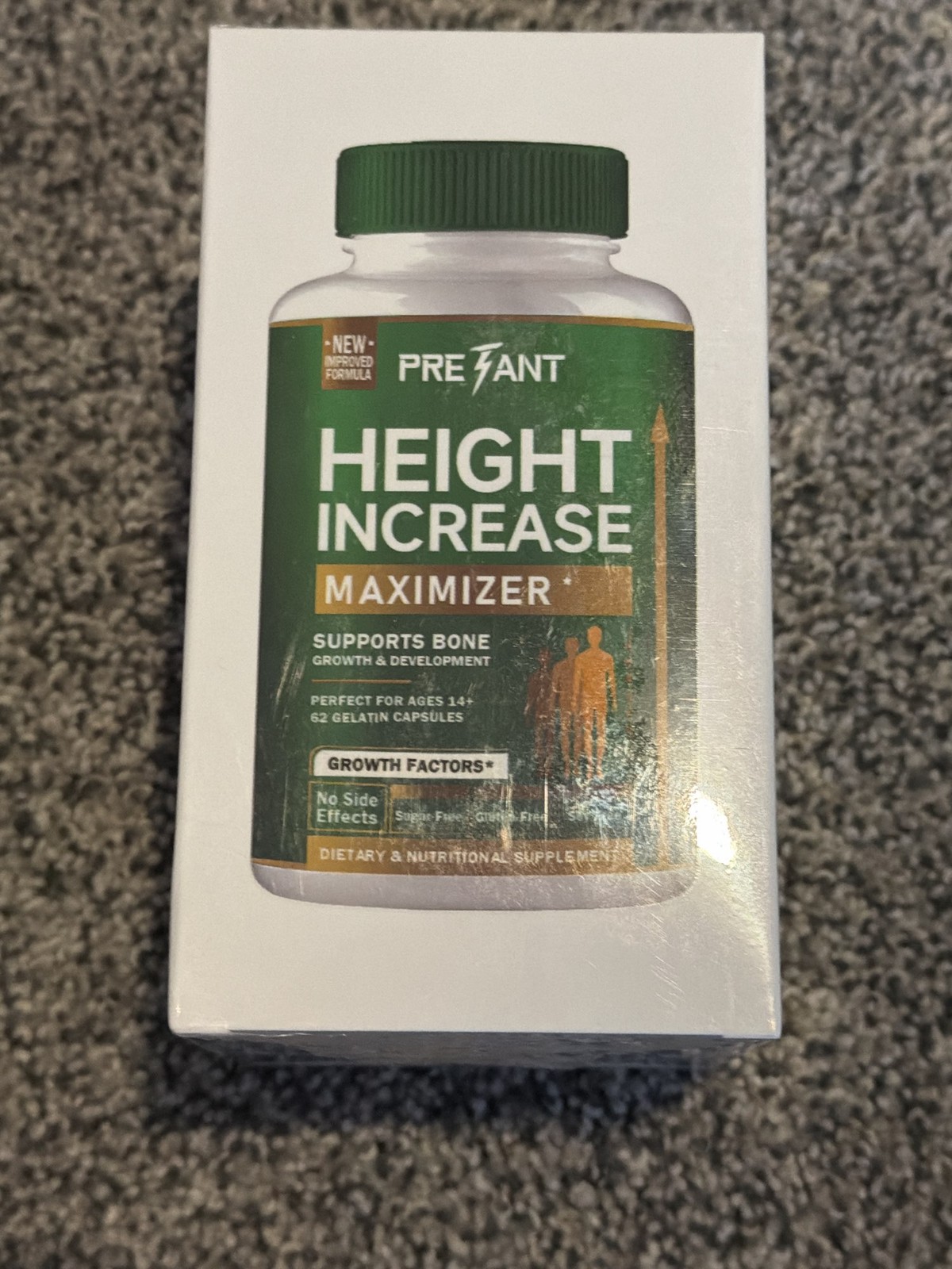 Fórmula de crecimiento de altura PRETANT 62 cápsulas