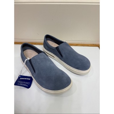 NWT Birkenstock  Slip-On Suede Loafers in Slate Blue