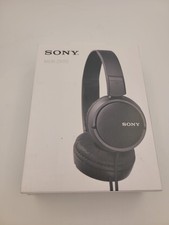 Sony Wired Stereo Folding Headphones MDR-ZX110/BZUC Black Open Box