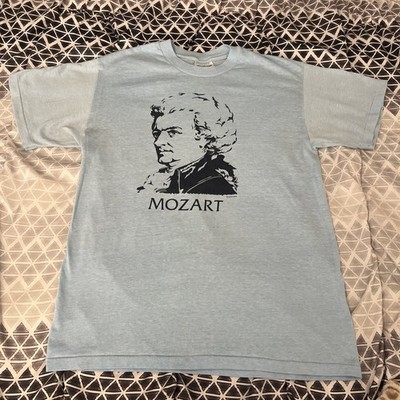 True Vintage 80 s Mozart T Shirt Wessex Design Stedman Single Stitch USA Made