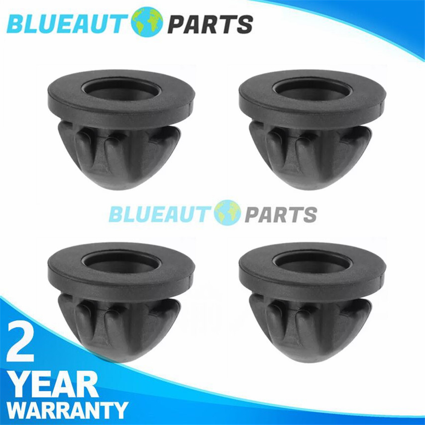 4 Pcs Engine Cover Trim Rubber Mount Grommet Bush Bump Stop 11127614138 For BMW