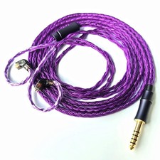 IEM Cable, 16 Core Silver Plated Earphone Upgraded Cords, QDC-Pin 1.5m in Ear...