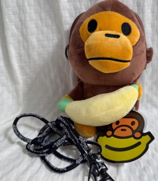 Baby Milo Banana Plush Crossbody Bag BAPE NWT Authentic thumbnail 2