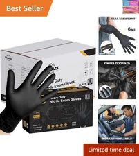 X-Large Heavy Duty Nitrile Exam Gloves - 1000 Count, Latex-Free, Comfortable Fit