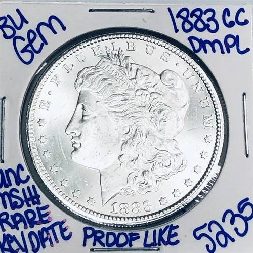 1883 CC BU UNCIRCULATED MORGAN SILVER DOLLAR AUTHENTIC U.S. MINT KEY DATE 5235
