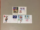Three Japan SPORT fdc with two stamps