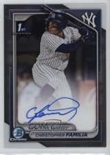 2024 Bowman Chrome Prospect Auto Christopher Familia #CPA-CF Auto 0hw6