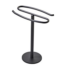 Matte Black Hand Towel Holder Stand Freestanding Towel Rack Sus304 Stainless Ste
