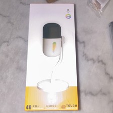 AVEK Freestanding Computer Microphone Black Noise Suppressor Touch Quick Mute