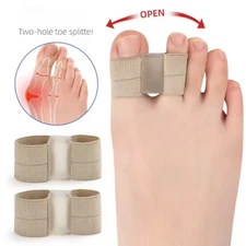 2PCS Hallux Valgus Bunion Corrector Orthopedic Adjuster Brace Foot Toe Separator