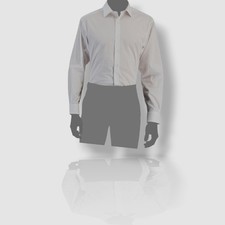 Alfani Mens White Regular-Fit Long-Sleeve Dress Shirt Size 15-15.5 34/35