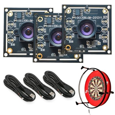 Kameramodul 100° 1280x720 30 FPS Videoüberwachung 3er Set für Autodart Systeme