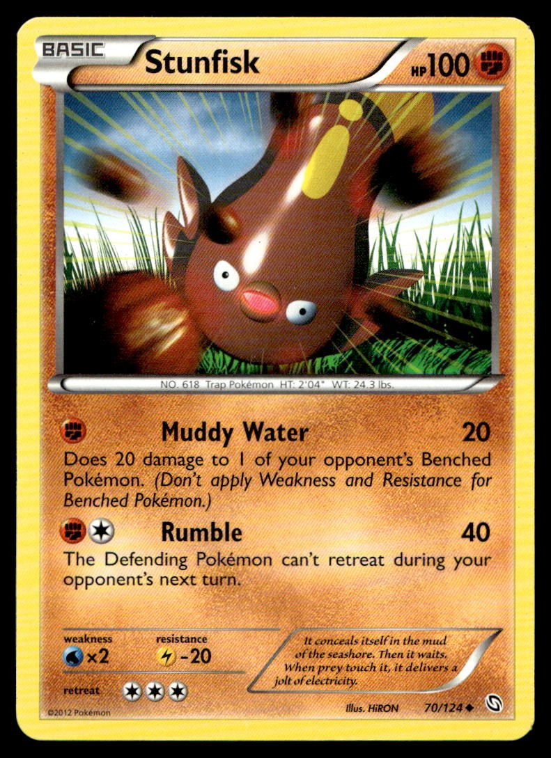 MP Stunfisk [Dragons Exalted 70/124] Uncommon Pokemon TCG