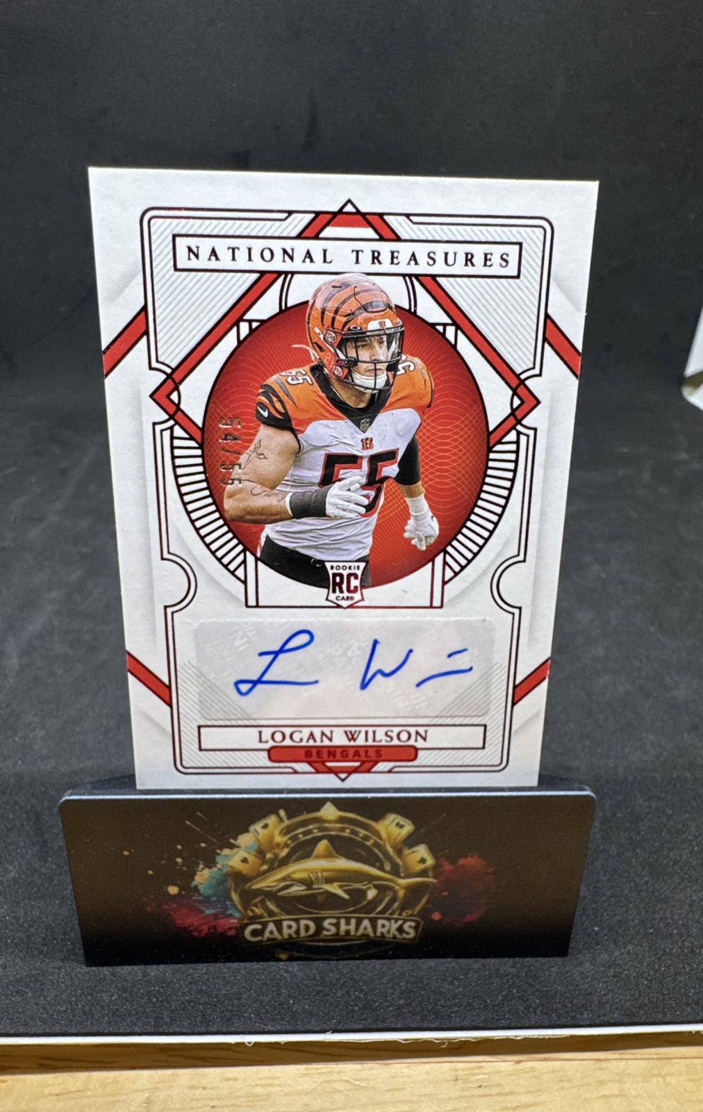 Logan Wilson Panini National Treasures #113 Patch Autograph