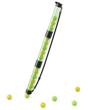 Pickleball Ball Retriever Upper Holds 17 Balls, Pickleball Pickup Tube with S...