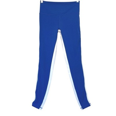 Athleta Ultra High Rise Elation Piping Legging Varsity Blue/Arctic White Size S