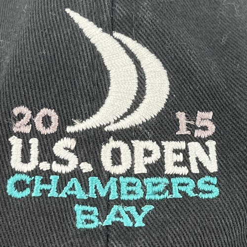 Cappello da golf US Open 2015 Chambers Bay - Ahead Extreme Fit StrapBack berretto nero usato in ottime condizioni - Foto 3 di 12