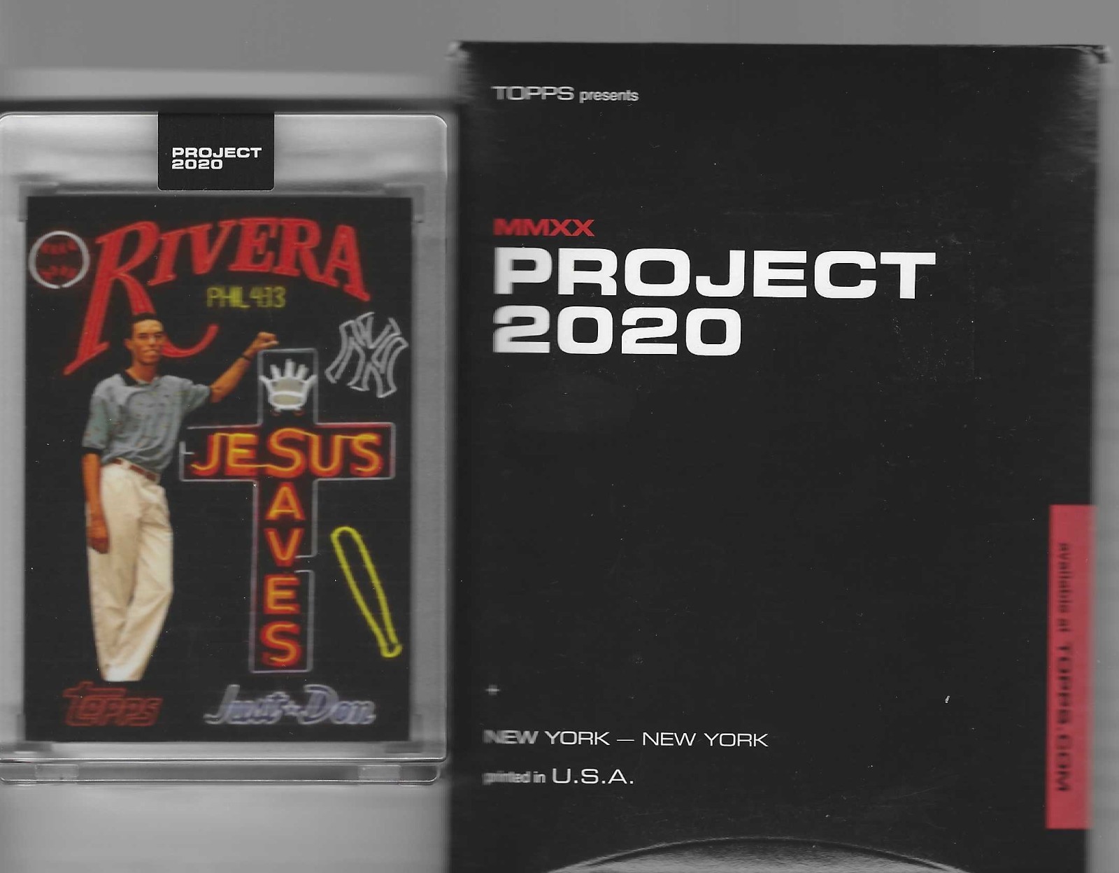 TOPPS PROJECT 2020 #199 MARIANO RIVERA by DON C Print Run 4952