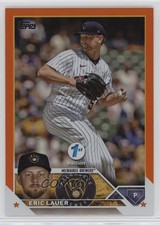 2023 Topps Series 1 1st Edition Orange Foil 37/75 Eric Lauer #109 11o2