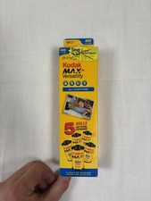 Kodak MAX Versatility 400 ISO 35mm Color Print Film 5 Rolls 24 Exposure Each