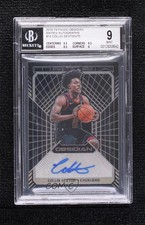 2018-19 Panini Obsidian Matrix Prizm 58/75 Collin Sexton BGS 9 MINT Auto 02ez